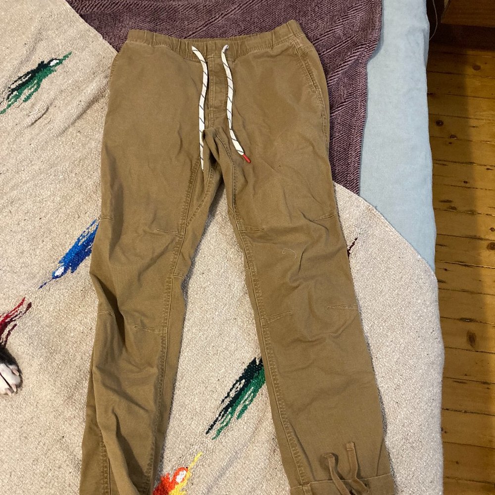 Topo Designs Dark Khaki Dirt Pants